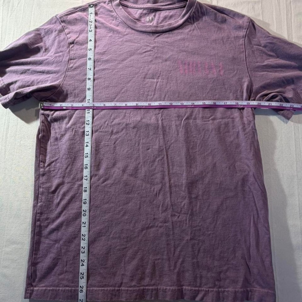 GAP x Nirvana Graphic Tee Medium‎ 100% Cotton Grunge 90s Streetwear Casual Rock - Picture 5 of 6
